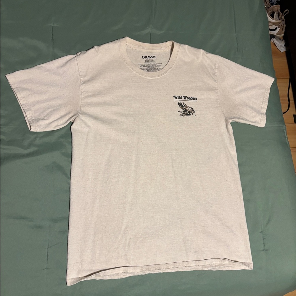 Cream Graphic T-Shirt for Men